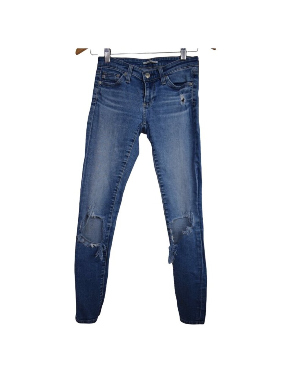 Alexa Chung for AG Adriano Goldschmied Jeans 24 Womens Distressed Grunge